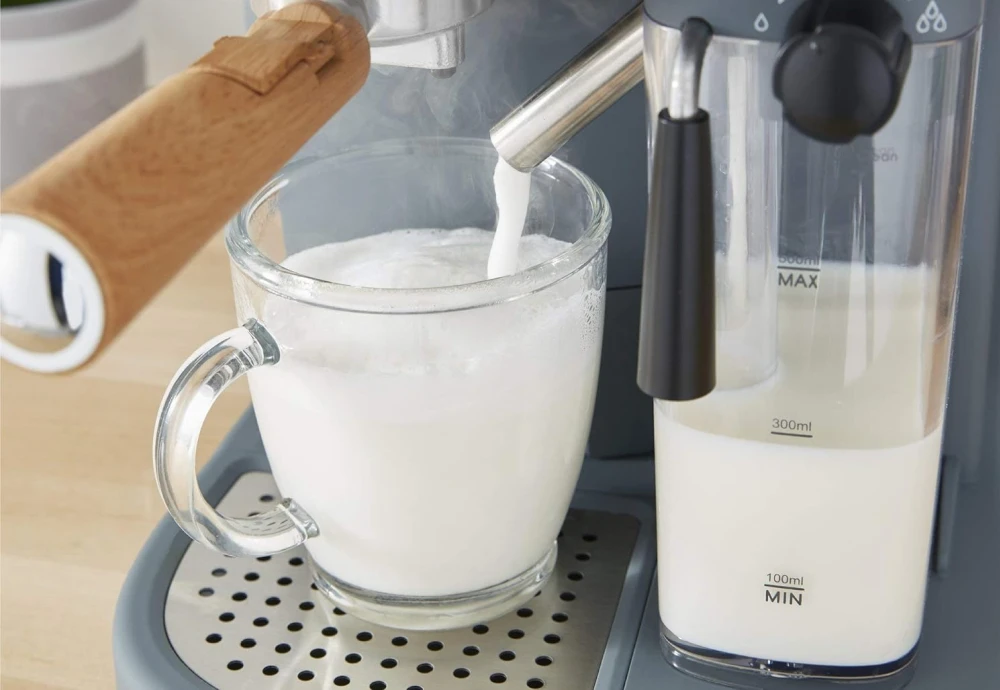 coffee machine with espresso and frother